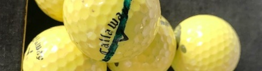 Nutzung von Range-Bällen auf dem Golfplatz
